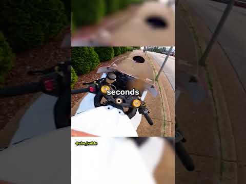 Biker Pushes Dead Bike And Pulled Over