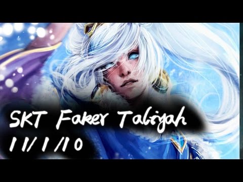 SKT T1 Faker Taliyah Mid vs SSG Crown Anivia | Korea High Elo Replays