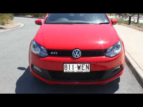 2013 Volkswagen Polo 6R MY13.5 GTI DSG Red 7 Speed Sports Automatic Dual Clutch Hatchback