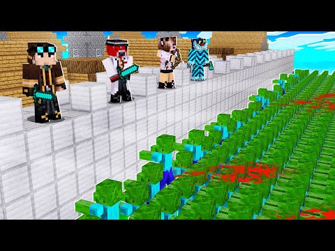 ZOMBIE INVADONO LA NOSTRA BASE INDISTRUTTIBILE! Minecraft Invasione 3 Ep. 9