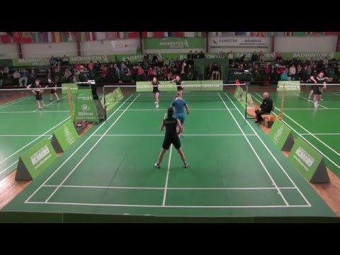 Carlton Irish Nationals Senior Championships - WD - M.Akiyama/L.Samorosenko v F.Glennon/P.Glennon