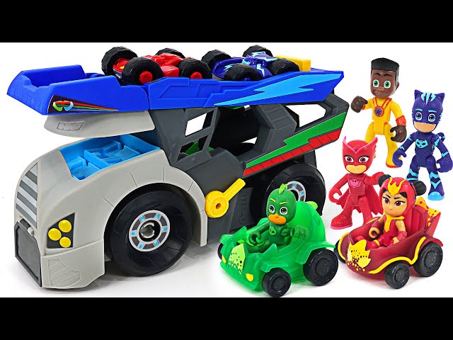 Vídeo relacionado con PJ Masks Power Heroes - PJ Explorador - Vehículo Convertible con 3 Modos, Luces y Sonidos - Juguetes