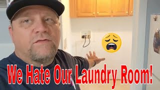 DIY Laundry Room Makeover Part 1
