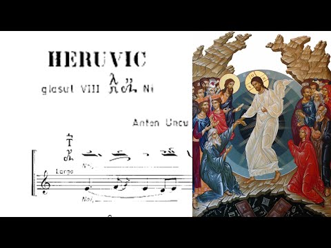 Heruvic glas 8 de Anton Uncu, Cântările Sfintei Liturghii