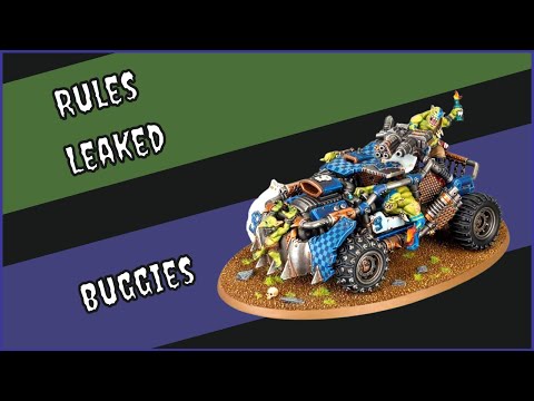 NEW 40k ORK CODEX | Rules Leaks - Buggies