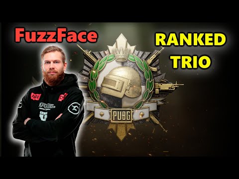 PUBG RANKED - FaZe FuzzFace, intenz & ivel - RANKED TRIO - Beryl M762 + SLR