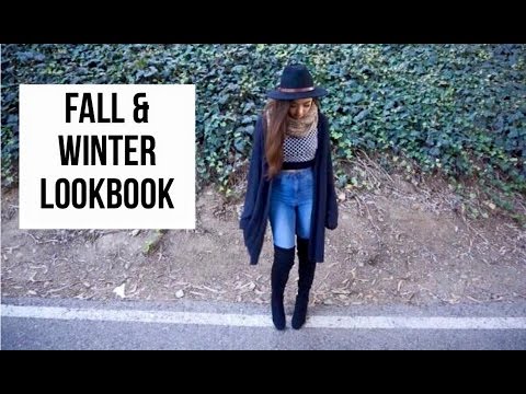 FALL & WINTER LOOKBOOK // cute outfit ideas + fishnets