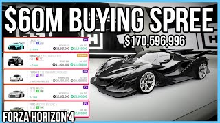 Spending $60,000,000 on your cars in Forza Horizon 4 (Auction House Giveaway)
