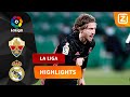 MODRIĆ MET DE SNELLE REACTIE! ?? | Elche vs Real Madrid | La Liga 2020/21 | Samenvatting