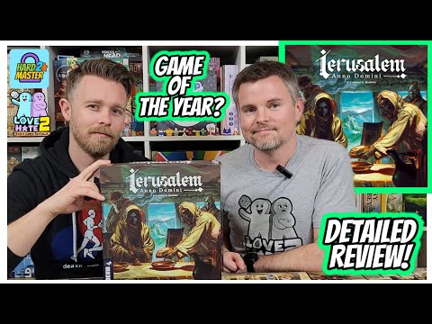 Ierusalem Anno Domini - Game of The Year? Detailed Review! Hard2Master #boardgames @devir-games