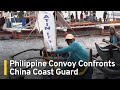 Philippine Civilian Convoy Confronts Chinese Ships in South China Sea | TaiwanPlus News