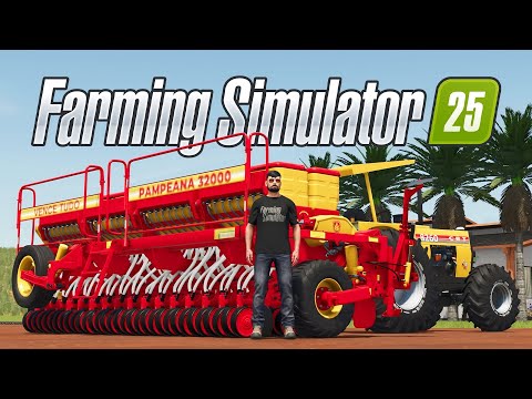 REVISANDO SEMEADEIRA NA FAZENDA PITANGUEIRA - FARMING SIMULATOR 25 #10