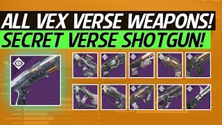 Destiny 2 - All Vex Forge Weapons! How To Obtain Forged Weapons & Secret Paradox Verse!