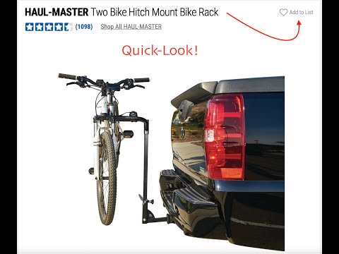 Quick Look Review! Harbor Freight Two Bike Hitch Mount