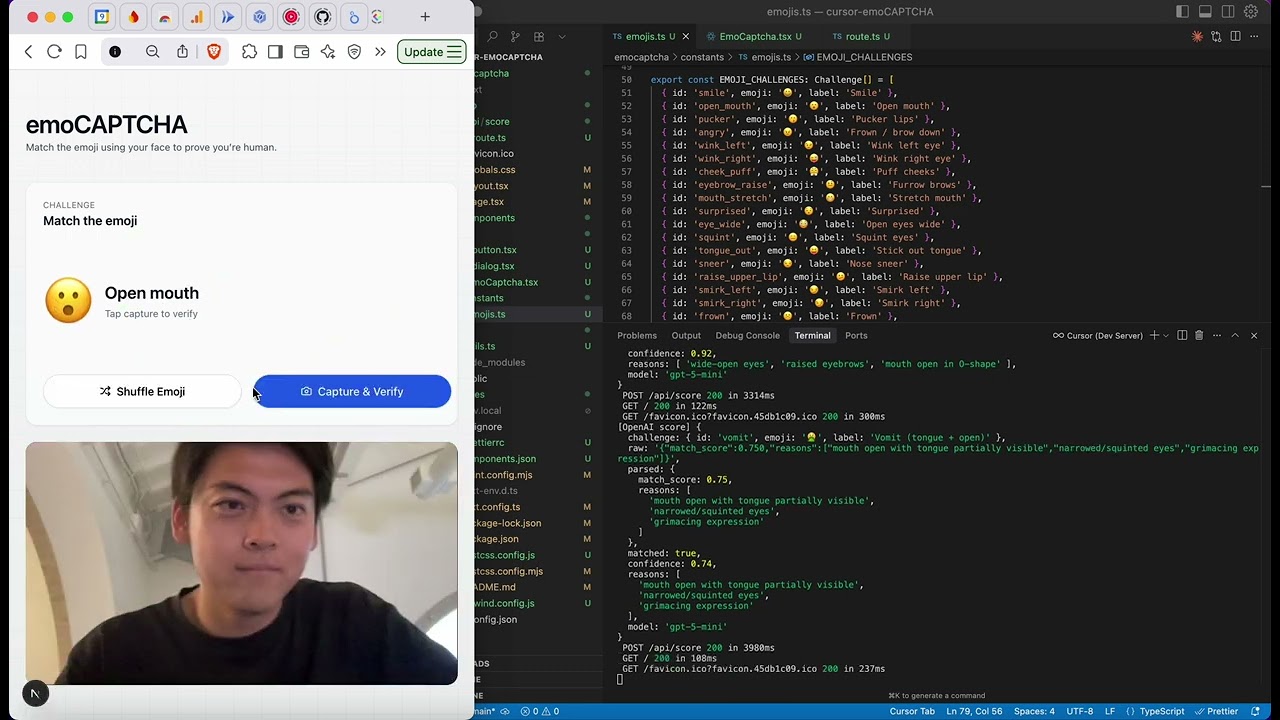 emoCAPTCHA project preview