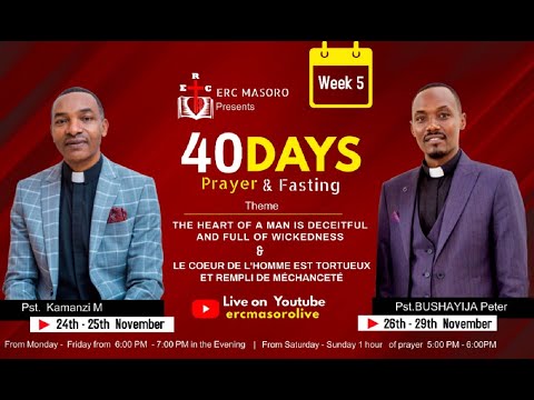 40 DAYS | DAY 35 | SUNDAY 29/11/2020 1st Service WITH PASTOR BUSHAYIJA PETER