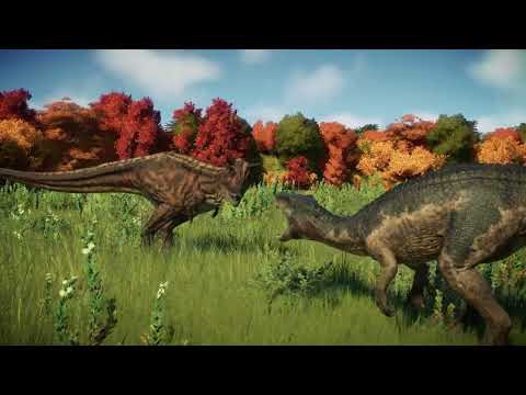CHAOS (Baryonyx) VS TORO (Carnotaurus) - Jurassic World Evolution 2