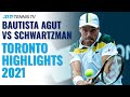 Epic Roberto Bautista Agut vs Diego Schwartzman Battle | Toronto 2021 Match Highlights