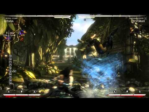 Mortal Kombat X - Kitana Combos (with Brutalities)