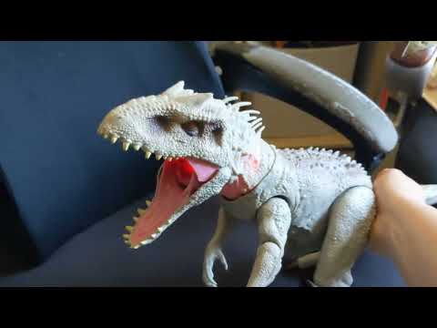 Jurassic World Indominus Rex Toy out of batteries after a month.  It's really beeping alot