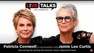 Patricia Cornwell in conversation with Jamie Lee Curtis at Live Talks Los Angeles