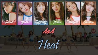 AOA - Heat [Han|Rom|Eng Color-Coded Lyrics]