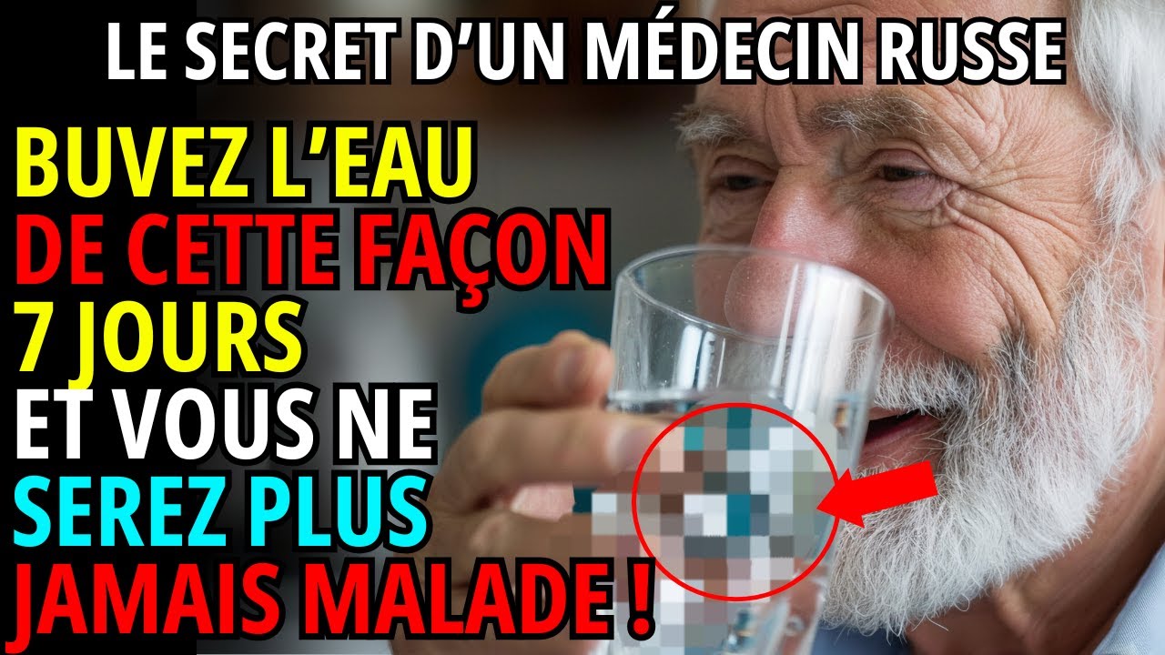 99% font cette erreur en buvant de l'eau ! Améliorez votre santé en 7 jours
