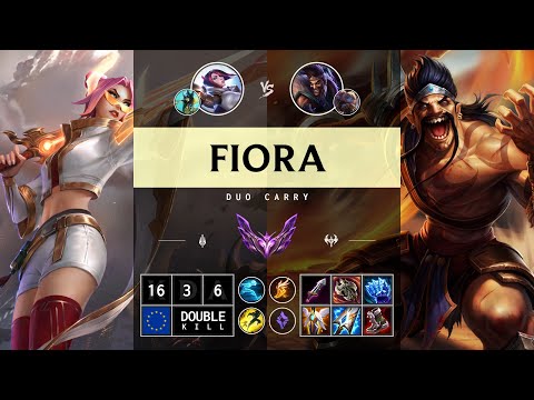 Fiora ADC vs Draven - EUW Master Patch 14.13