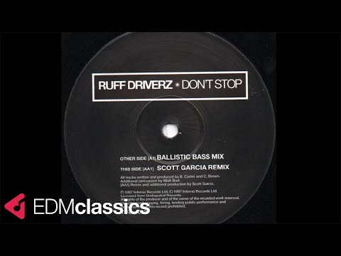 Ruff Driverz - Don't Stop (Ballistic Bass Mix) (1997)