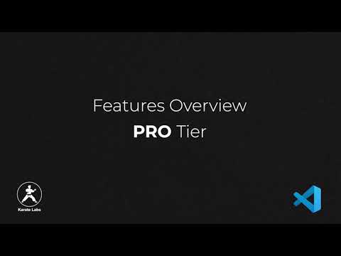 Karate VS Code Plugin Pro tier demo