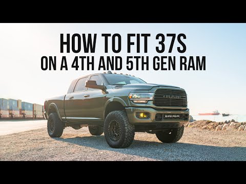 How to Fit 37s on 2014-2024 Ram 4th and 5th gen Trucks | The Ultimate Guide