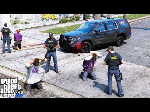 GTA 5 LSPDFR #758 Gang Unit Patrol
