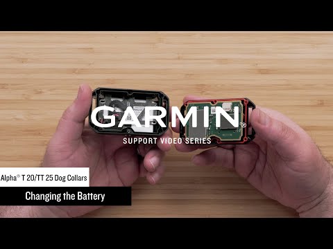 Garmin Support | Alpha® TT 25 / T 20 Dog Collars | Battery Replacement