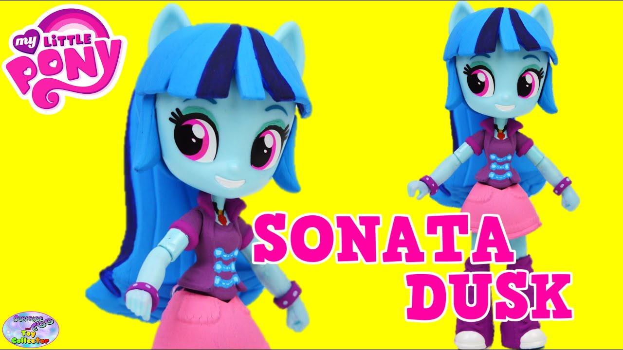 CUSTOM My Little Pony Sonata Dusk Equestria Girls DIY Tutorial Surprise Egg and Toy Collector SETC