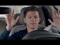 Hollywood Actor Tom Holland Driving test - Audi Car driving commercial.