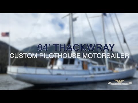 Thackwray CUSTOM-PILOTHOUSE-MOTORSAILER video