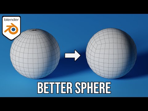 How to Make a Quad Sphere in Blender 4.1 (Better Topology!)