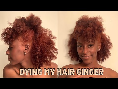 Dying My Curly Natural Hair Orange / Copper| *NO...