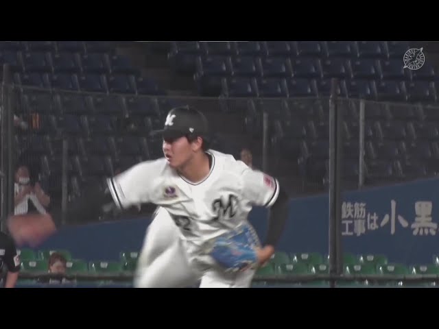 【ファーム】ルーキーが3球三振を奪う!! マリーンズ・坂井遼 プロ初登板で3者凡退の好投!! 2025年5月29日 千葉ロッテマリーンズ 対 読売ジャイアンツ