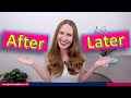 After & Later - Basic English Grammar