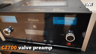 Video thumbnail for McIntosh C2700 valve preamp ( Vacuum Tube Preamplifier ) by Witczak Audio UK