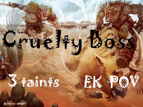 Soul War Goshnars Cruelty Boss ✔ 3 taints EK POV