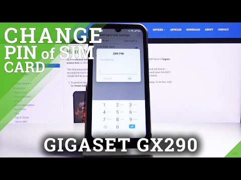 How to Change PIN to SIM Card in Gigaset GX290 – Set Up PIN Code Lock on SIM