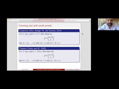 Rob Morris on Asymmetric containers and additive combinatorics