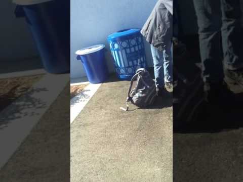 Fight in the bike racks (BLOOD AND GORE) GRAPHIC!!!!!!!!!!