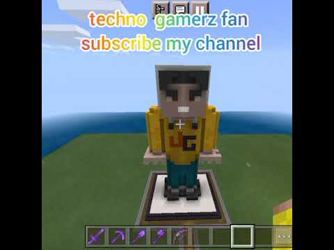 Mind-Blowing: Gold Statue of Techno Gamer in Minecraft!