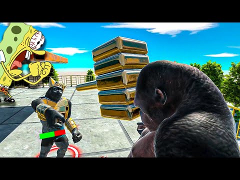 New Goro Fights Ghor Hammer - Animal Revolt Battle Simulator