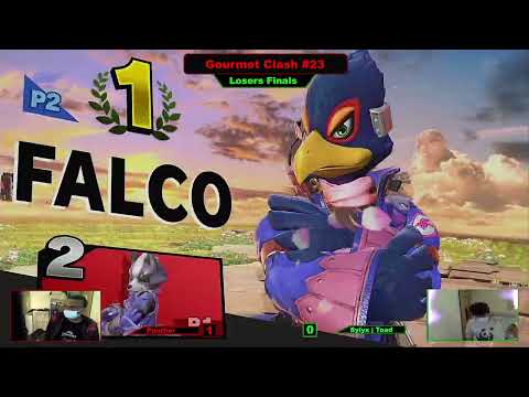 Gourmet Clash #23 - Panther (Fox, Incineroar) vs Toad (Falco) Losers Finals - Ultimate Singles