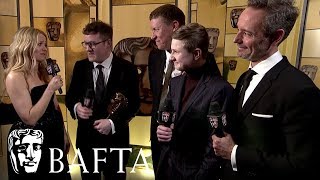 The team behind British Short Film Cowboy Dave talk backstage about their BAFTA win