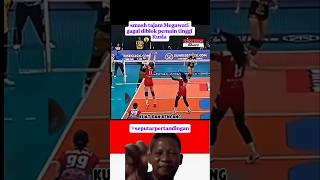 Download lagu Megawati's sharp smash failed to be blocked by the tall player from Russia #shorts mp3